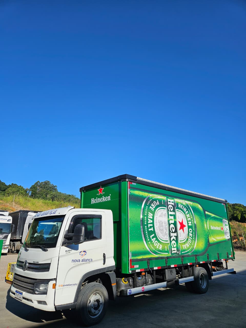 Caminhão da frota Nova Aliança